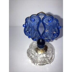 Vintage Empty Dogwood Demi-Decanter, Apple Blossom Cologne